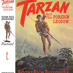 Tarzan holding bow walks over enemy bodies